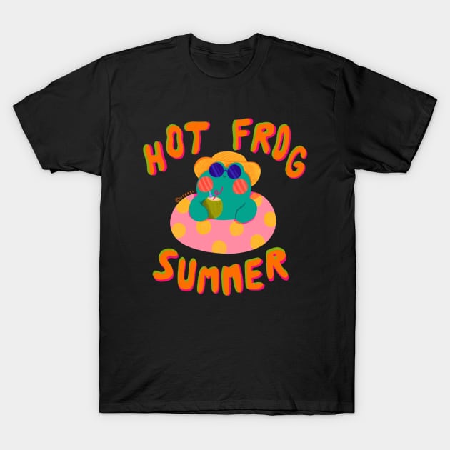 Hot Frog Summer T-Shirt by iisekei